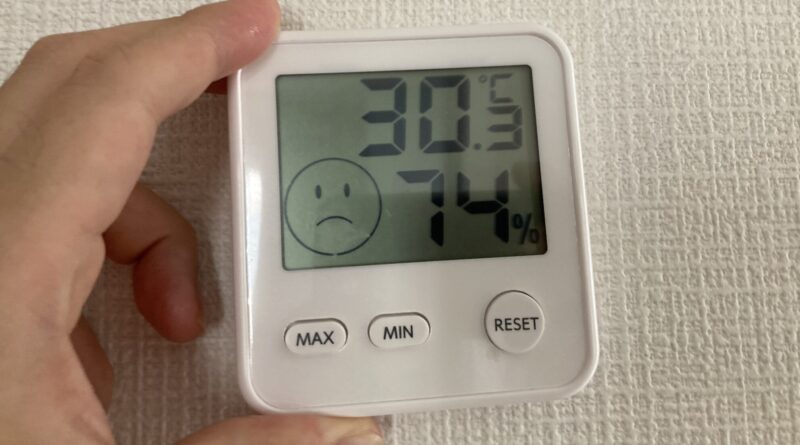 温度と湿度が分かる湿度計