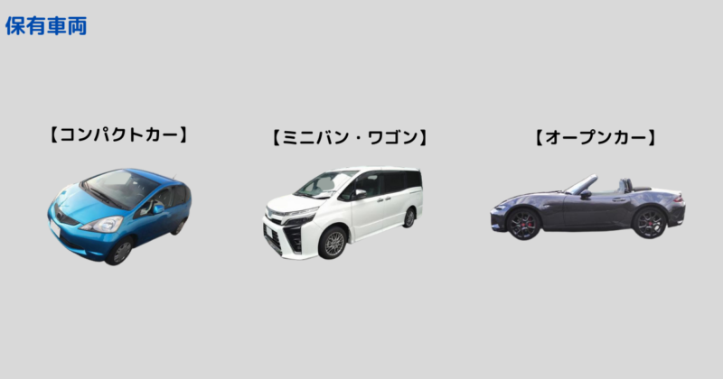 コンパクトカー、ミニバン・ワゴン、オープンカー