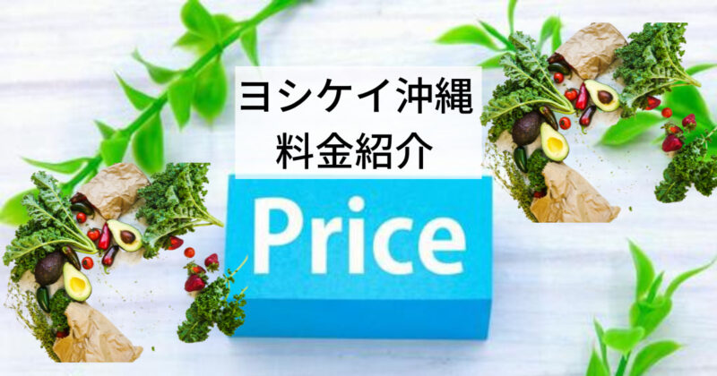 ヨシケイ沖縄の料金紹介