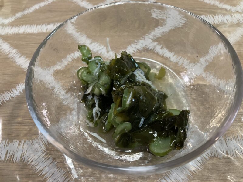 しらすとわかめの酢のもの